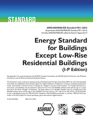 ANSI/ASHRAE/IES 90.1 Addendum BB Open for Public Review Until September 17, 2018