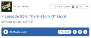 The Economic History Of Light