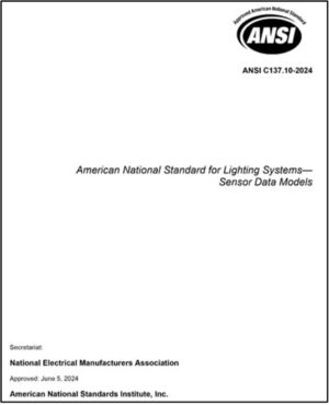 ANSI/NEMA C137.10-2024 Published For Sensor Data Models